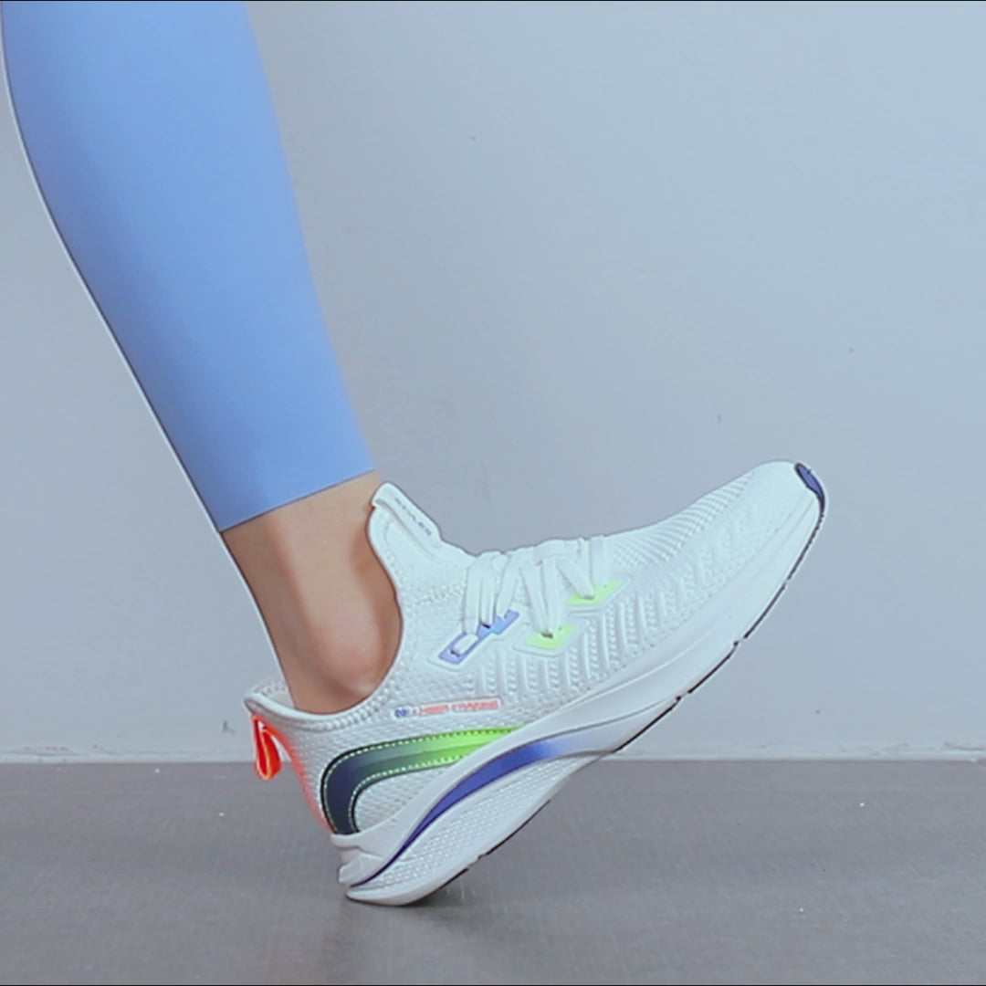 Zapatillas deportivas informales de diseño para mujer con cordones L1735
