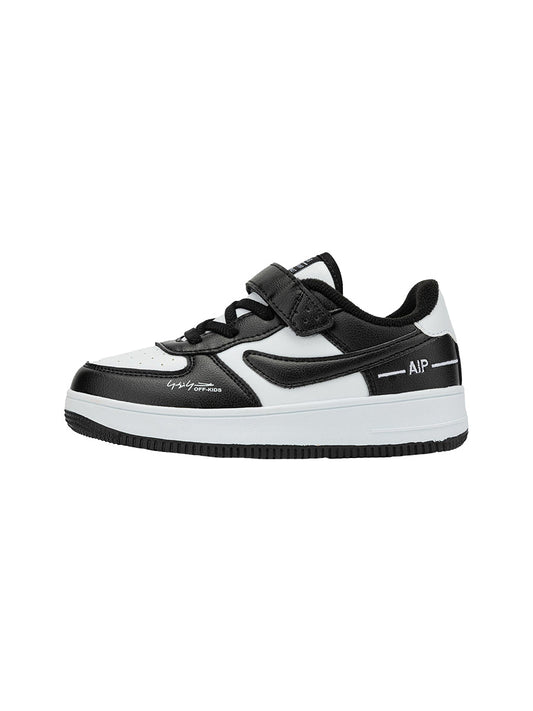 Kids Casual Shoes K6302 Black+White