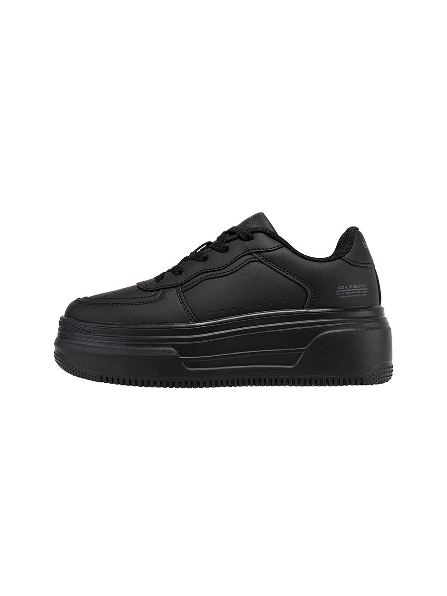 Women Sneakers Leather Platform Classics Comfort Skateboarding Shoes L1799