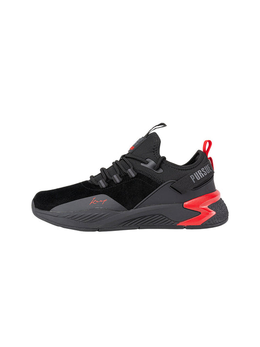 Men's Running Shoes M7113 Black+Red