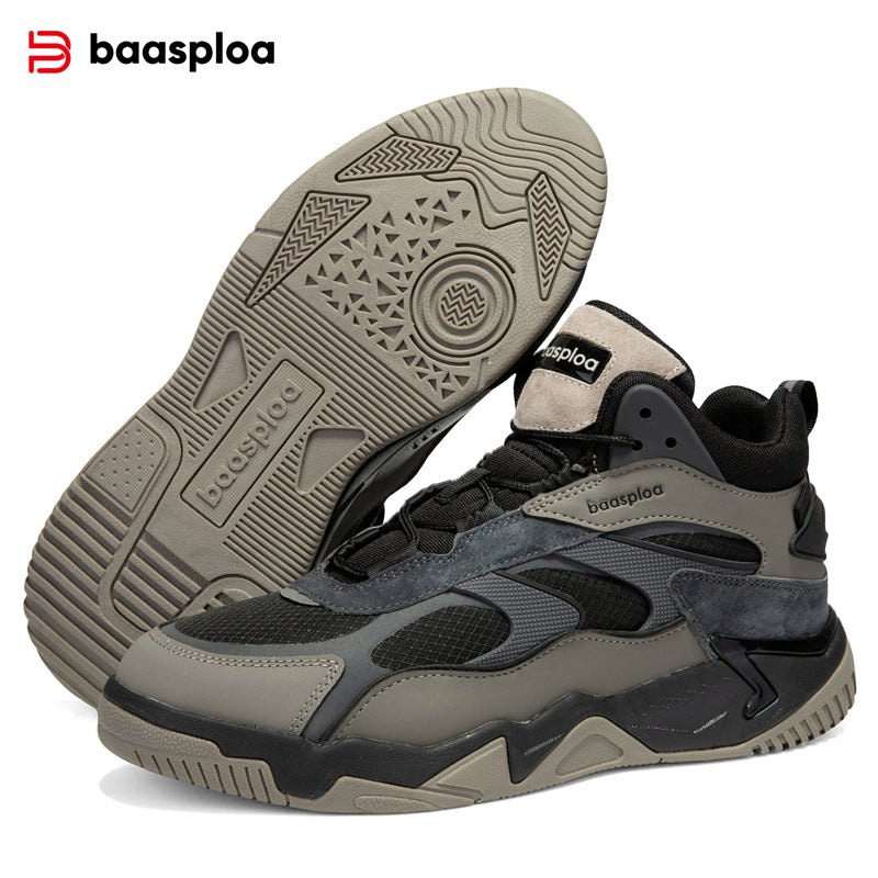 Baasploa Winter Men Boot Plush Warm Sneakers Shoes A2441