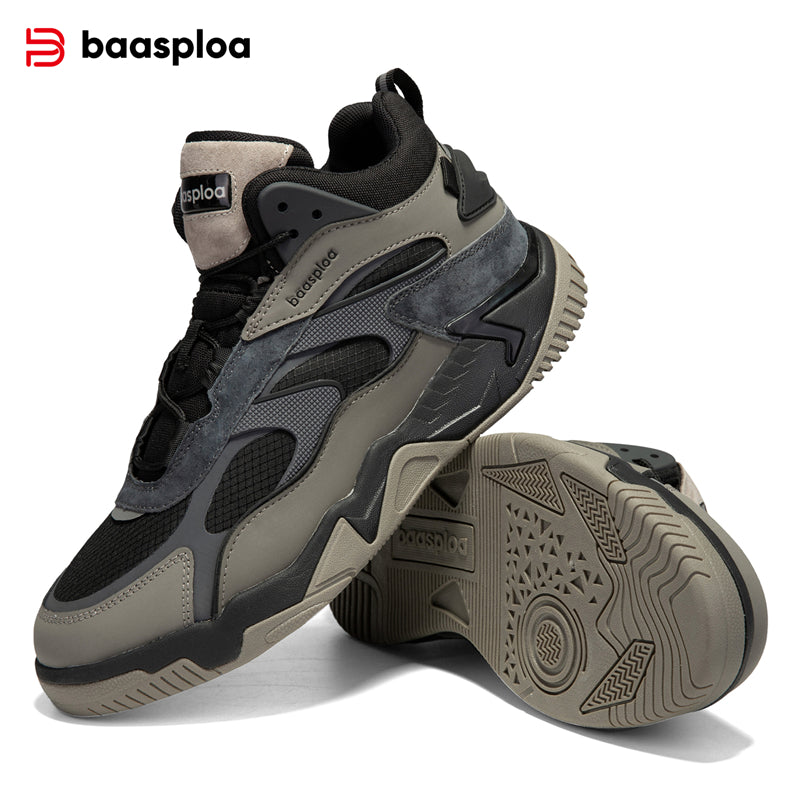 Baasploa Winter Men Boot Plush Warm Sneakers Shoes A2441