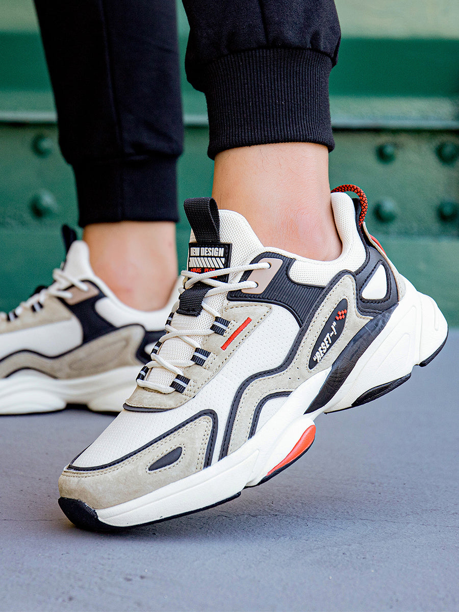Running Leather Sneakers Lace Up Outdoor Sports M7213 – BAASPLOA