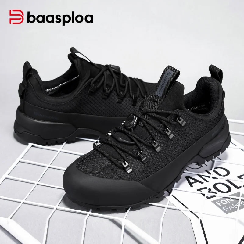 Men Hiking Shoes Water-Resistant New Outdoor Sneakers W3161