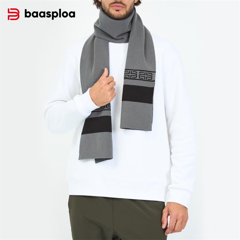 Knitted Warm Scarf Solid Casual Sport Outdoor Thick Windproof Soft Scarfs U1004X