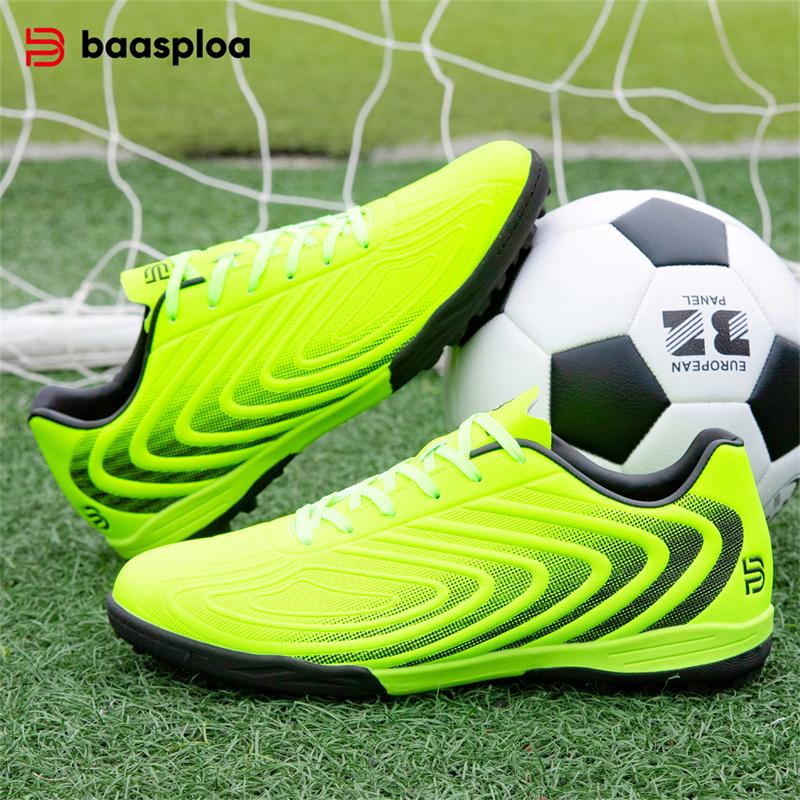 Men's Soccer Shoes Light Leather Football Footwear New arrivals W3075