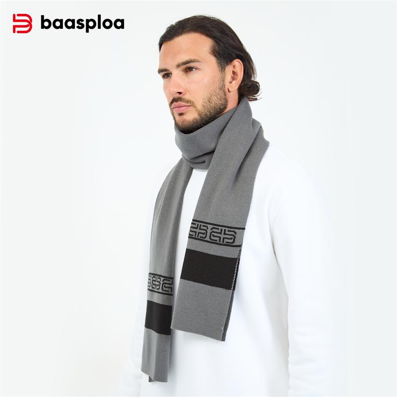 Knitted Warm Scarf Solid Casual Sport Outdoor Thick Windproof Soft Scarfs U1004X